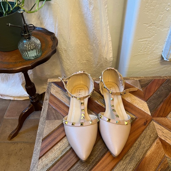 Nicole Miller Ashley studded flats - Picture 2 of 5